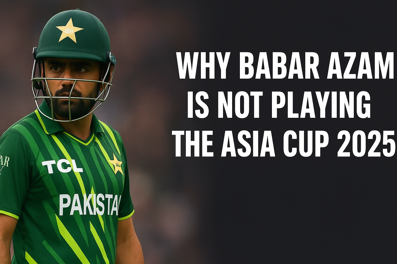“Why Babar Azam is Not Playing the Asia Cup 2025