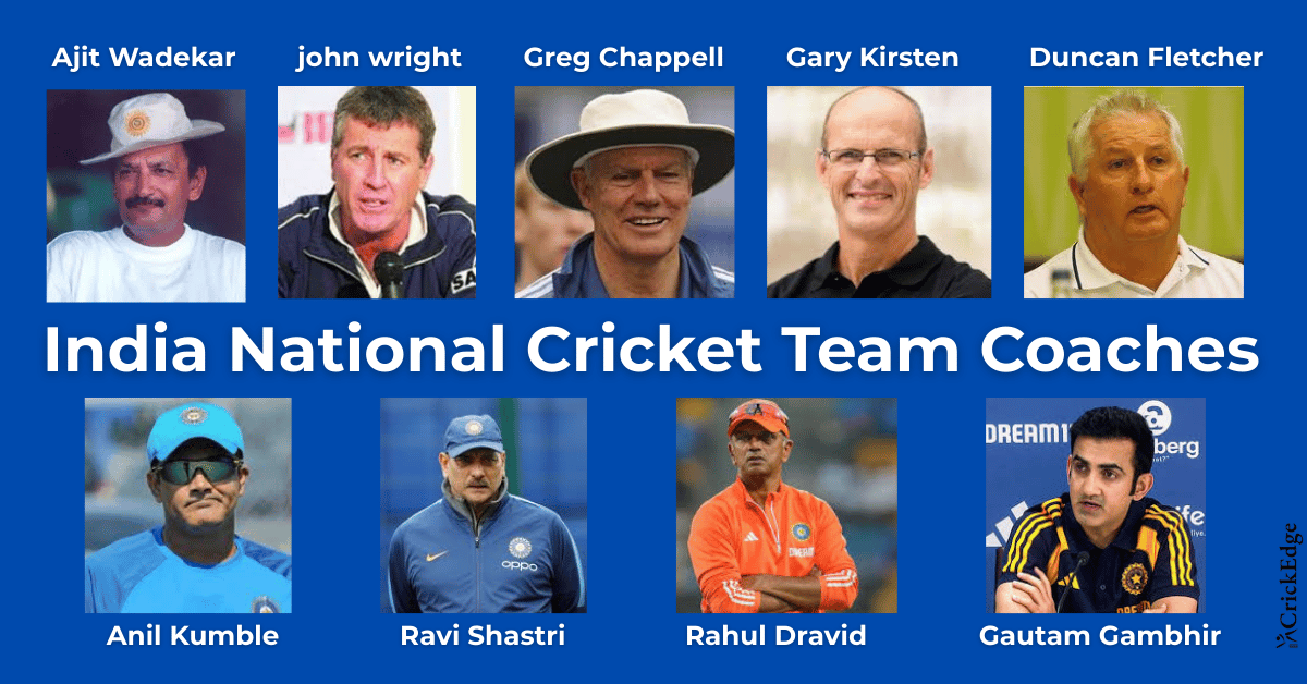 India National Cricket Team Coaches: Legendary Names & Complete Guide